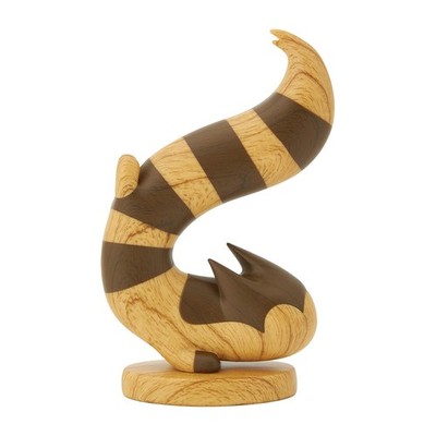 Pokemon Concierge Wood Carving Style Figure Furret Japan NEW