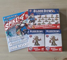 Blood bowl: Gnome team BNIB + 2 x gnome treemen BNIB + spike 17 mint condition