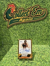 2025 Topps Chrome WWE - NXT Autographs Je'Von Evans Orange Sapphire Auto /50