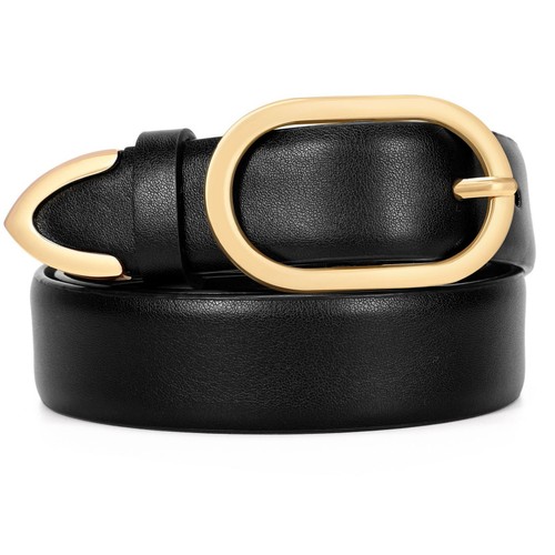 Women Belt for Jeans Pants Ladies Leather Belt Fashion Waist Belt Dress with ...