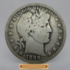 1899-S Barber Silver Half Dollar - #C57359NQ