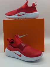 Kids Size 4Y - Nike GS Flex Runner 4 University Red White IF2893-602 Slip-On New
