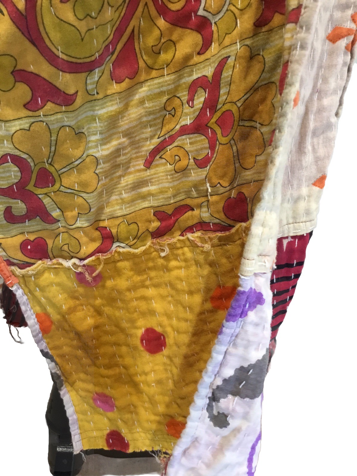 reversible kantha quilt patchwork One size  Bohem… - image 11