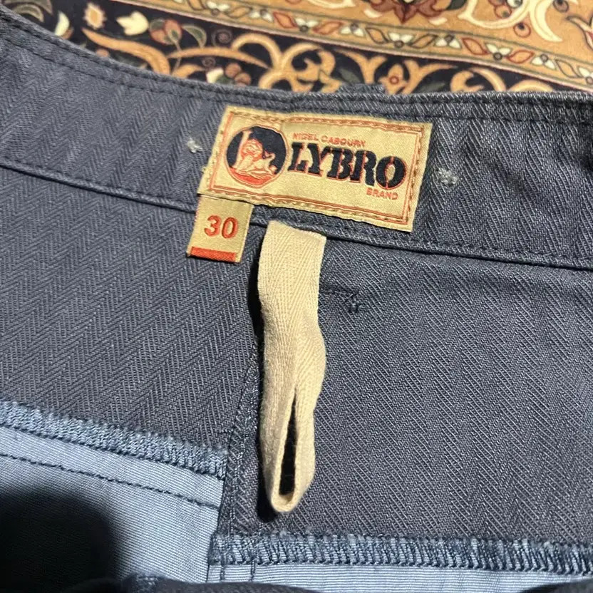 Nigel Cabourn LYBRO Patchwork Work Pants Size 30 … - image 3