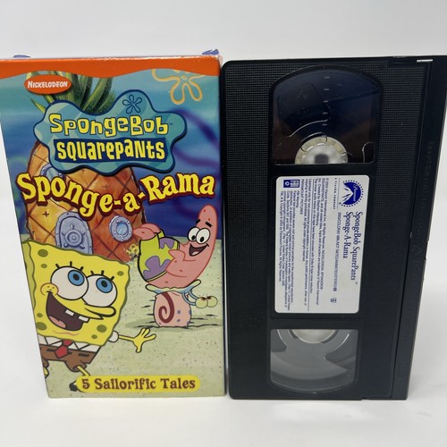Spongebob Squarepants Sponge-A-Rama VHS Tape 2003 Nickelodeon 5