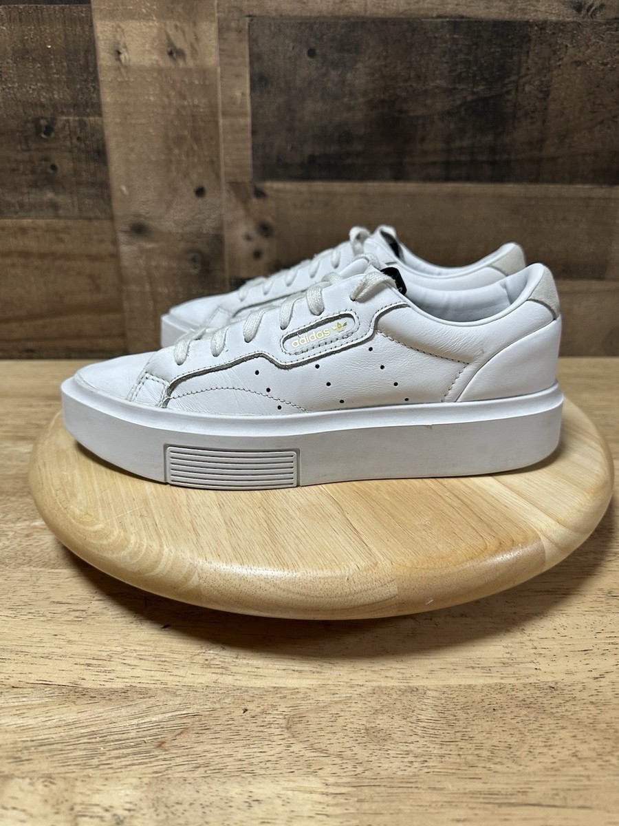 Size 7.5 - adidas Sleek Super Footwear White W for sale