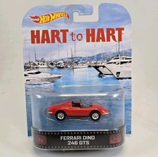 2014 Hot Wheels Retro Entertainment Ferrari Dino 246 Gts Hart To Hart 164 New