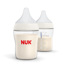 NUK Perfect Match 2-In-1 Natural and Anti-Colic Bottle with Slow Flow, Wide, Ada