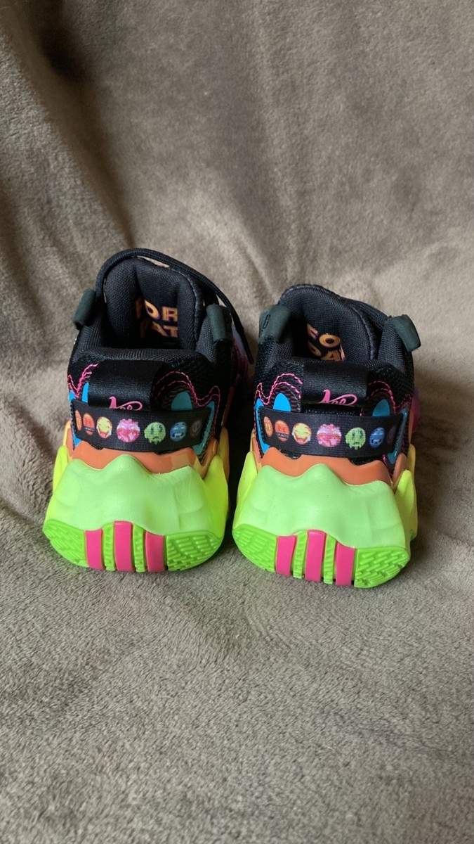 Adidas Exhibit B Candace Parker 5.5Y Basketball Shoes Emoji Ace3 Children’s View 2