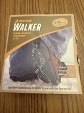 Yaktrax Walker Unisex Size Medium Light Duty Traction for Ice & Snow Black