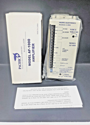Pacific Electronics Af-1000 Amplifier for intercom systems