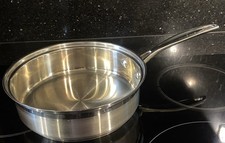 Scanpan Impact Professional Cookware 18/10 Stainless Steel Deep Frying Pan-Ex Co