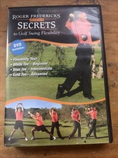 Roger Fredericks Reveals Secrets to Golf Swing Flexibility 2005 DVD See Pics B17