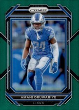 2022 Panini Prizm - Amani Oruwariye #101 Green Prizm
