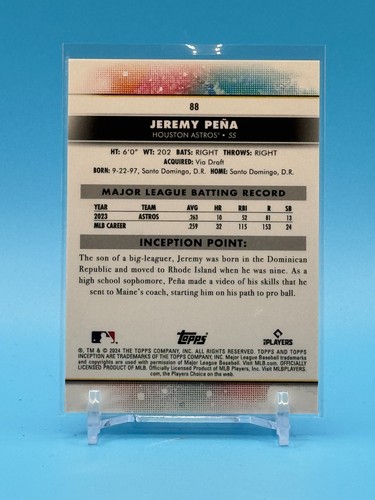 2024 TOPPS INCEPTION BASE - SCEGLI IL TUO GIOCATORE - Foto 24 di 26