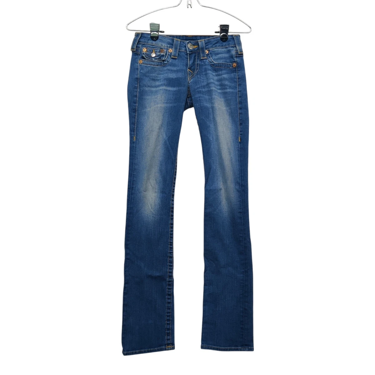 True Religion 33 in Inseam Low (6.5-8.5 in) Rise Jeans for Women