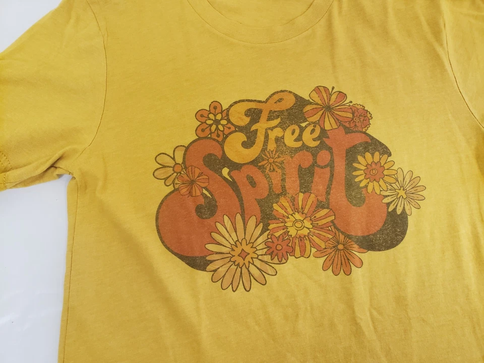 espíritu libre I! Camiseta naranja unisex talla L Foto 3 de 4