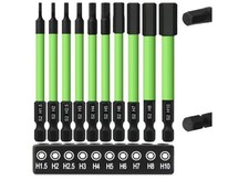 Impact Drill Allen Key Bit Set, 10PCS Hex Bit Set H1.5-H10 Allen Key Screwdriver