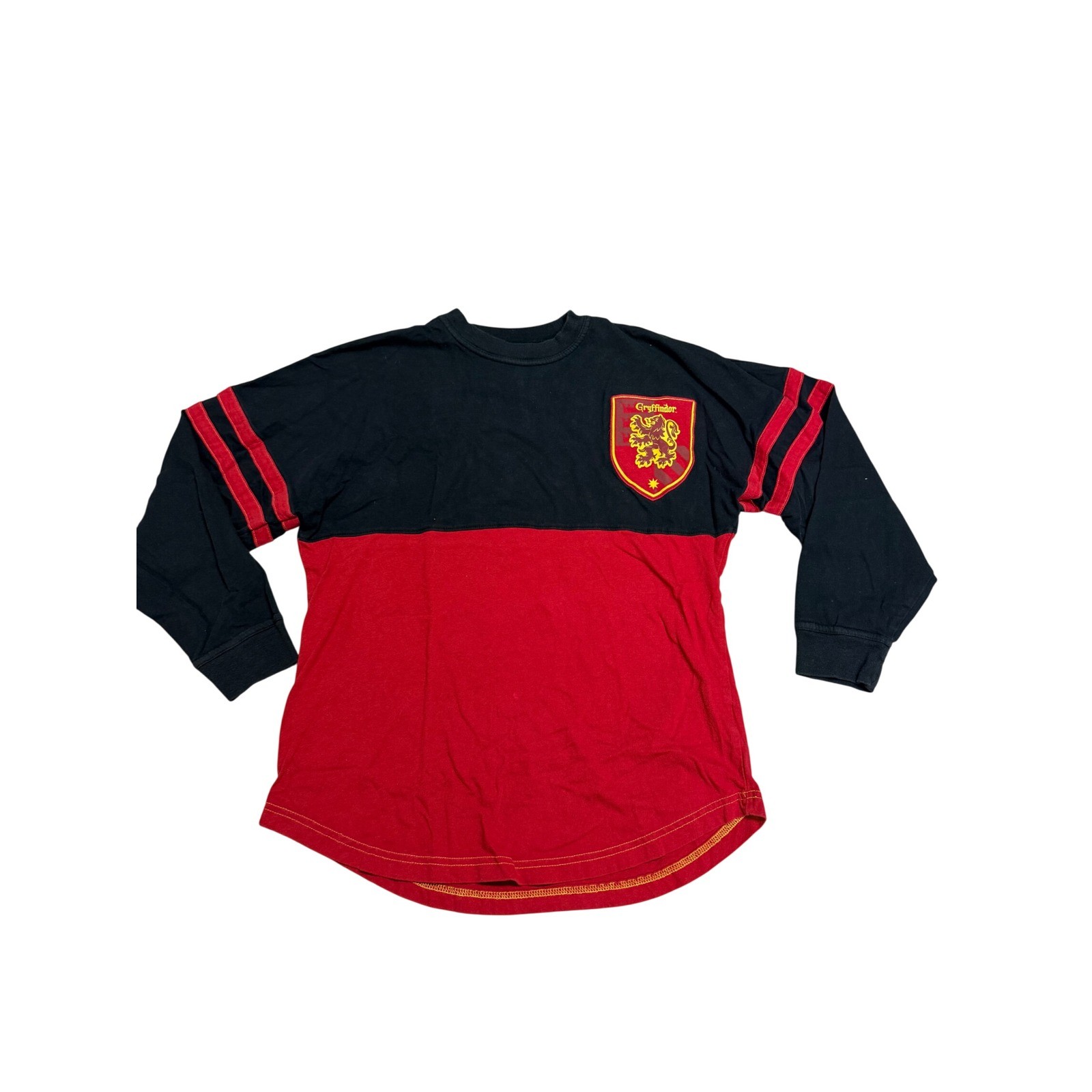 Harry Potter Gryffindor Spirit Jersey Universal Studios Red Black Shirt Small
