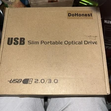 USB Slim Portable Optical Drive USB 2.0, 3.0 CD/DVD Combo Portable Disc Drive