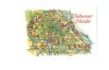 Ansichtskarte Orientierungskarte Dübener Heide /81