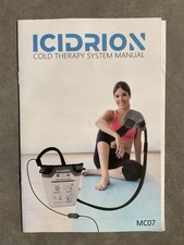 Twice Used Icidrion Cold Therapy Ice Machine For Post Shoulder Surgery Recovery