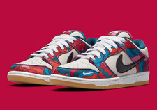 Nike Dunk Low Pro SB x Parra Abstract Art 2021 (DH7695-600) Regno Unito taglia 7