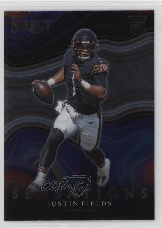 2021 Panini Select Sensations Justin Fields #SEN-14 5y7