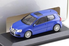 Minichamps VW Golf 5 MK5 R32 1/43 Diecast Model Deep Blue Metallic New
