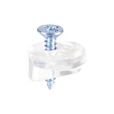 Glass Retainer Clips Kit 13mm Dia Cabinet Door Clips Mirrors Holder 100 Set