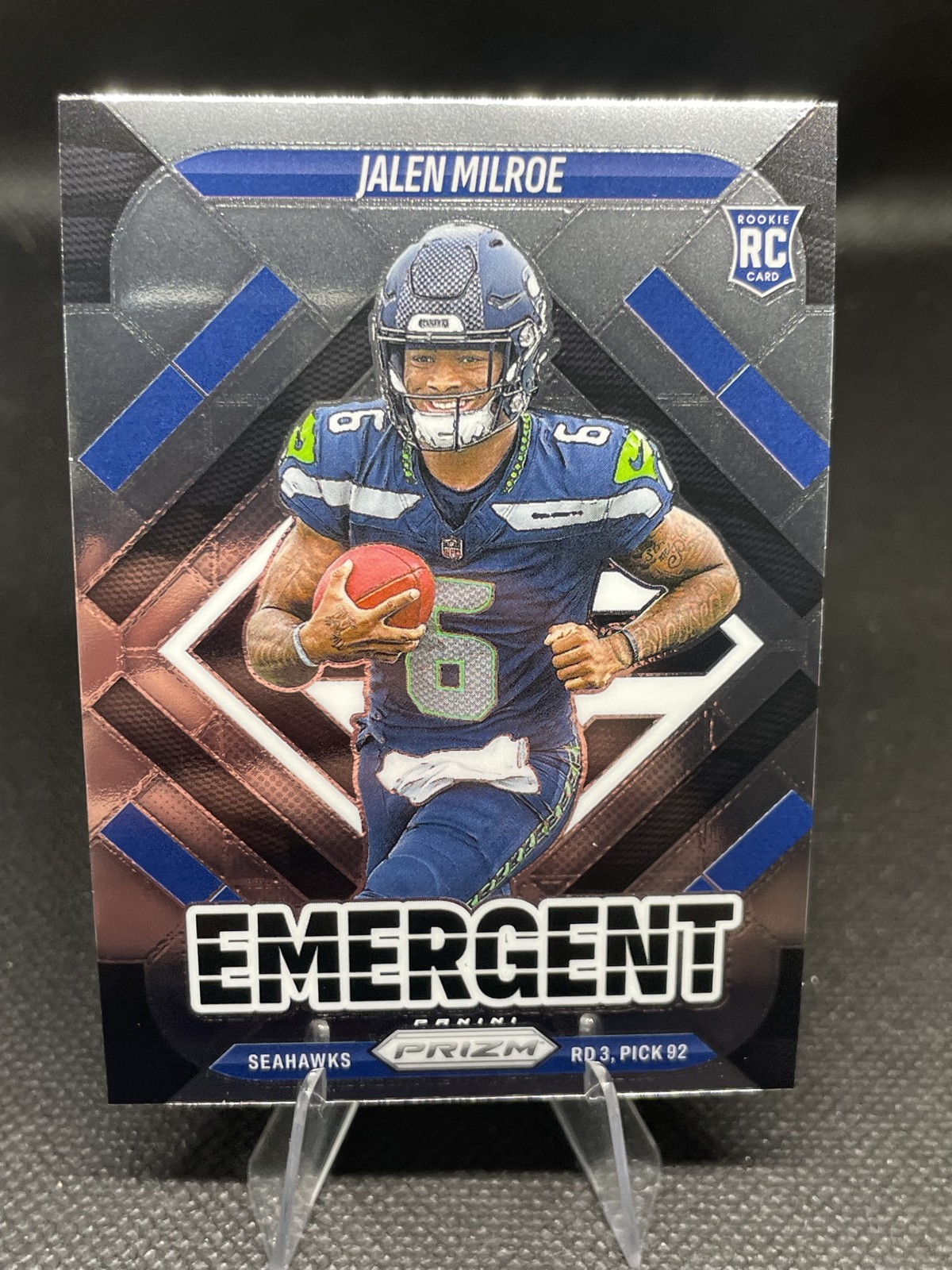 2025 Panini Prizm - Emergent Jalen Milroe #4 (RC)