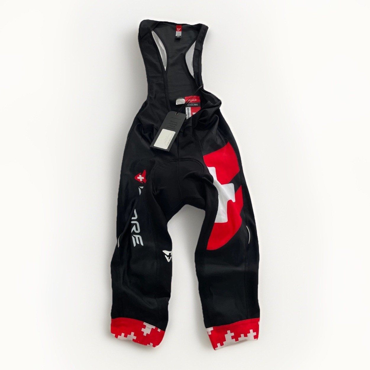 NEW Cuore Men&rsquo;s Thermal Bib Knickers XS Black Cycling Bib Tights 3/4 Road Bike