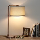 Vintage Table Lamp, Fully Dimmable Table Lamp with C+A USB Charging Ports, Fa...
