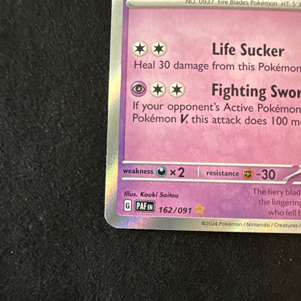 Ceruledge Shiny Rare SV: Paldean Fates 162/091 NM Pokemon | eBay