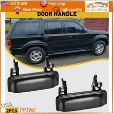 Door Handle Set For 1998-2001 Ford Explorer Front Outer Primed 2Pc