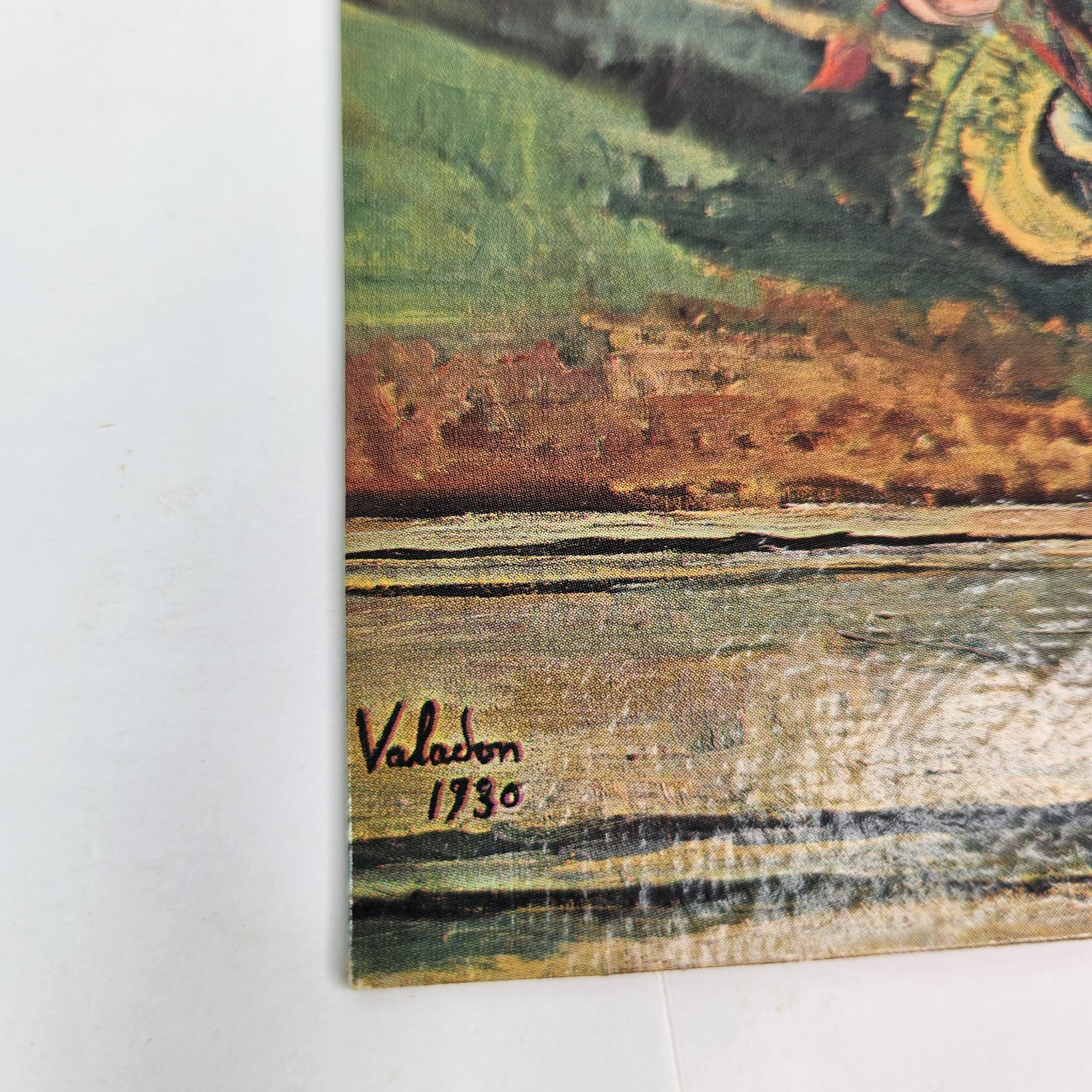 Suzanne Valadon Bouquet of Flowers in Front of a Window 5" x 7" Framed