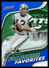 2023 Panini Prestige Franchise Favorites Xtra Points Blue Joe Namath 174/249 New