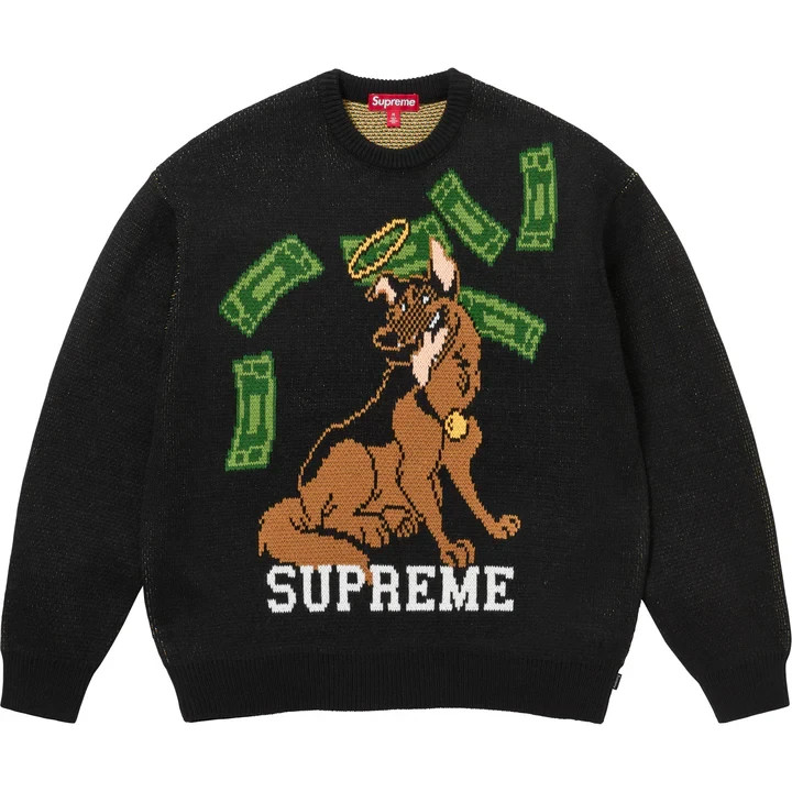 Supreme All Dogs Go To Heaven Sweater Black | eBay