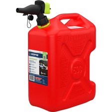 Scepter Military-style Gas Can With Smartcontrol Spout 5 Gallons Red Model Scepter Military-style Gas Can With Smartcontrol Spout 5 Gallons Red Model