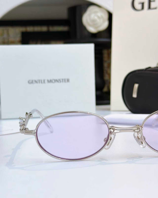 gentle monster pico 02 シルバー Gentle Monster Pocket Collection Pico 02 Oval sunglasses Silver