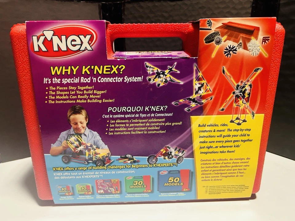 K'Nex 20 Model Building Set Beginner Intermediate 12030 Vehicles-New Sealed - Image 3 of 4