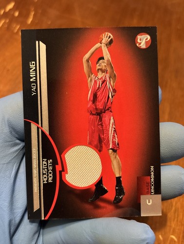 Yao Ming 2005-06 Topps Pristine Game Worn Jersey #149 /500 Houston Rockets