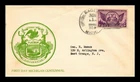 Dr Jim Stamps FIRST DAY MICHIGAN CENTENNIAL COVER 1935 STATE SEAL GREEN CACHET