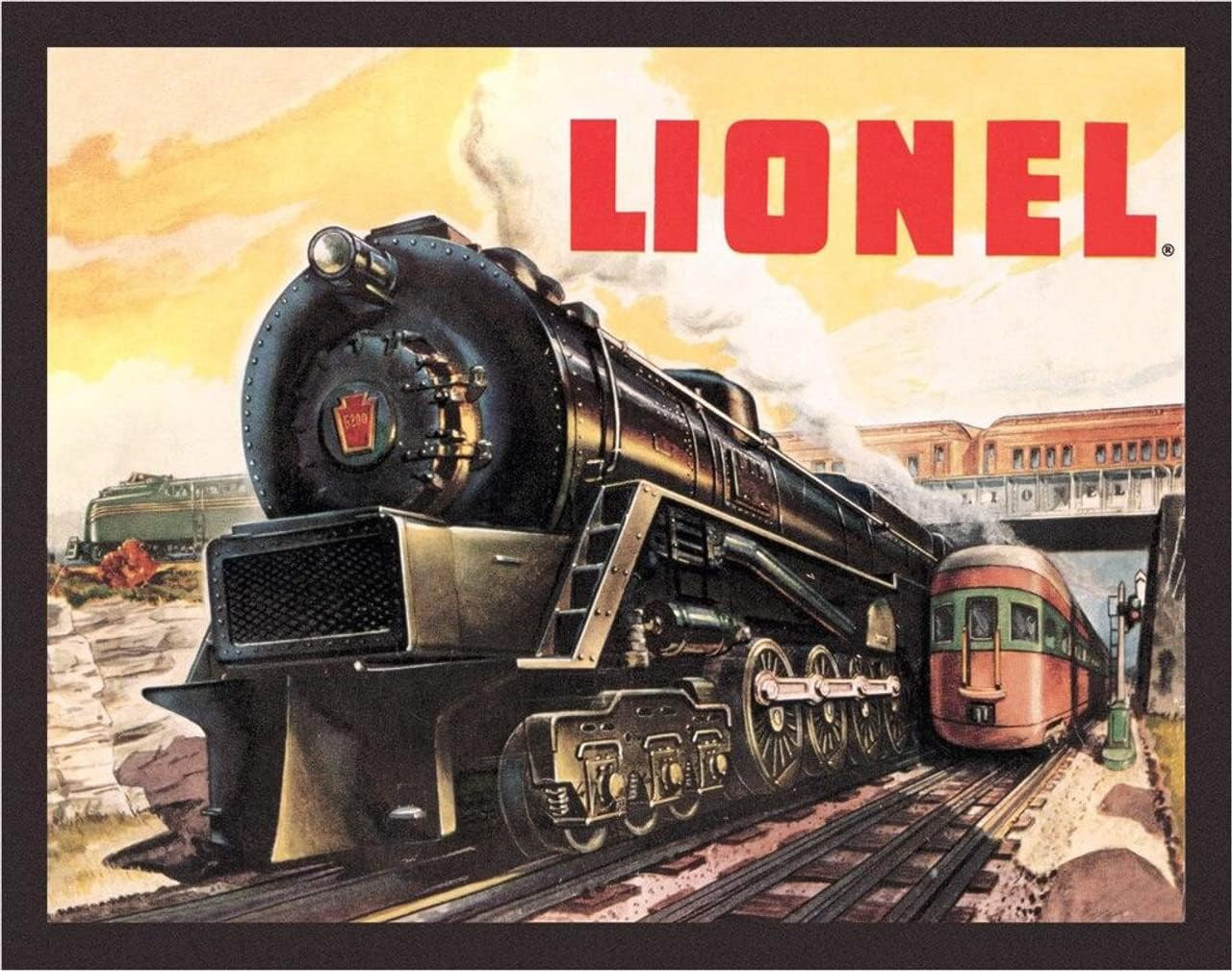 Lionel Trains 5200 Tin Sign - Nostalgic Vintage Metal Wall D