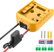 For Power Wheel Adapter Compatible with Dewalt 20V Battery Converter Kit with Sw
