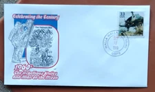 THE VIETNAM WAR  1960s DECADE CTC 1999 FARNAM CACHET FDC UNADDR