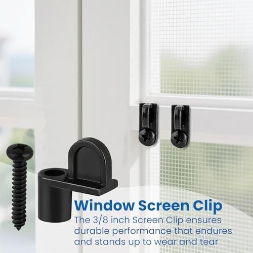 Window Screen Fasteners Clips 60 Pcs 3/8