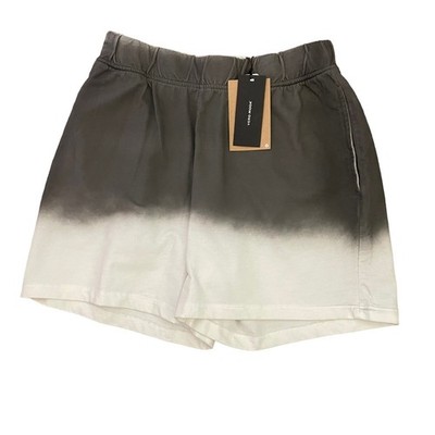 Vero Moda Women Sweat Shorts S Gray Ombre Cotton Cozy Lounge Scandi Soft Grunge