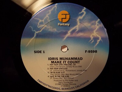 IDRIS MUHAMMAD MAKE IT COUNT 1980 JAZZ LP VINYL ALBUM | eBay