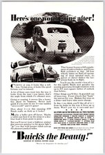 1938 Buick General Motors Gm Classic Cars Decor Art Vintage 30s Print Ad